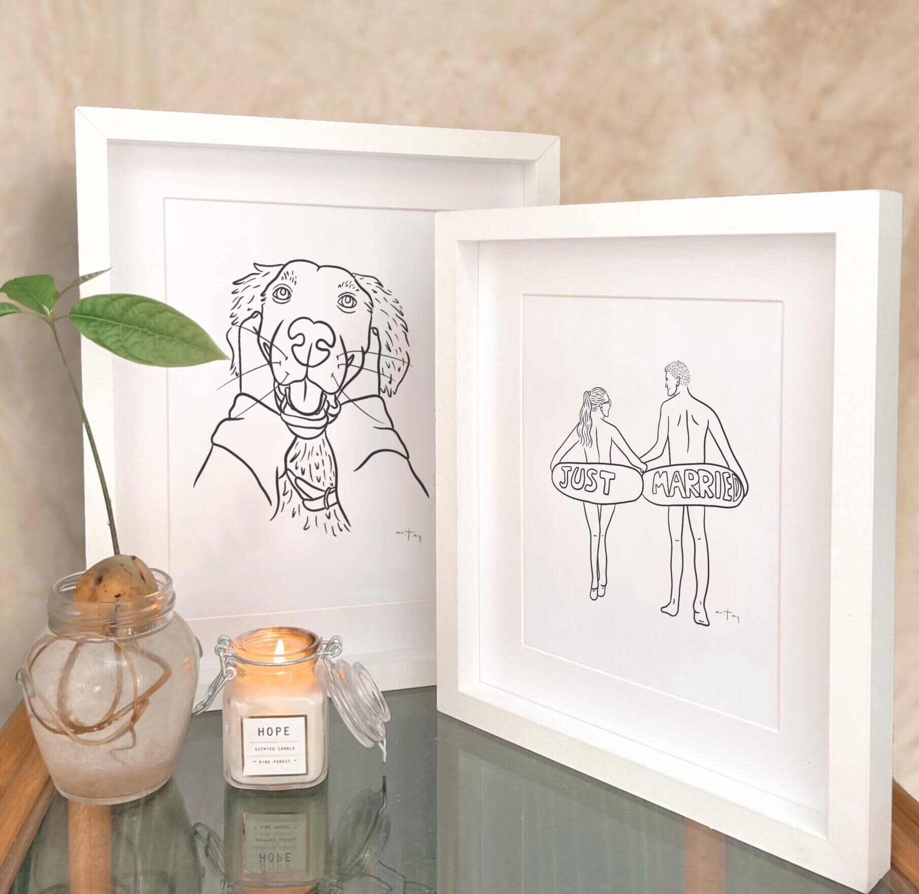 Black Line Drawing - Image 23