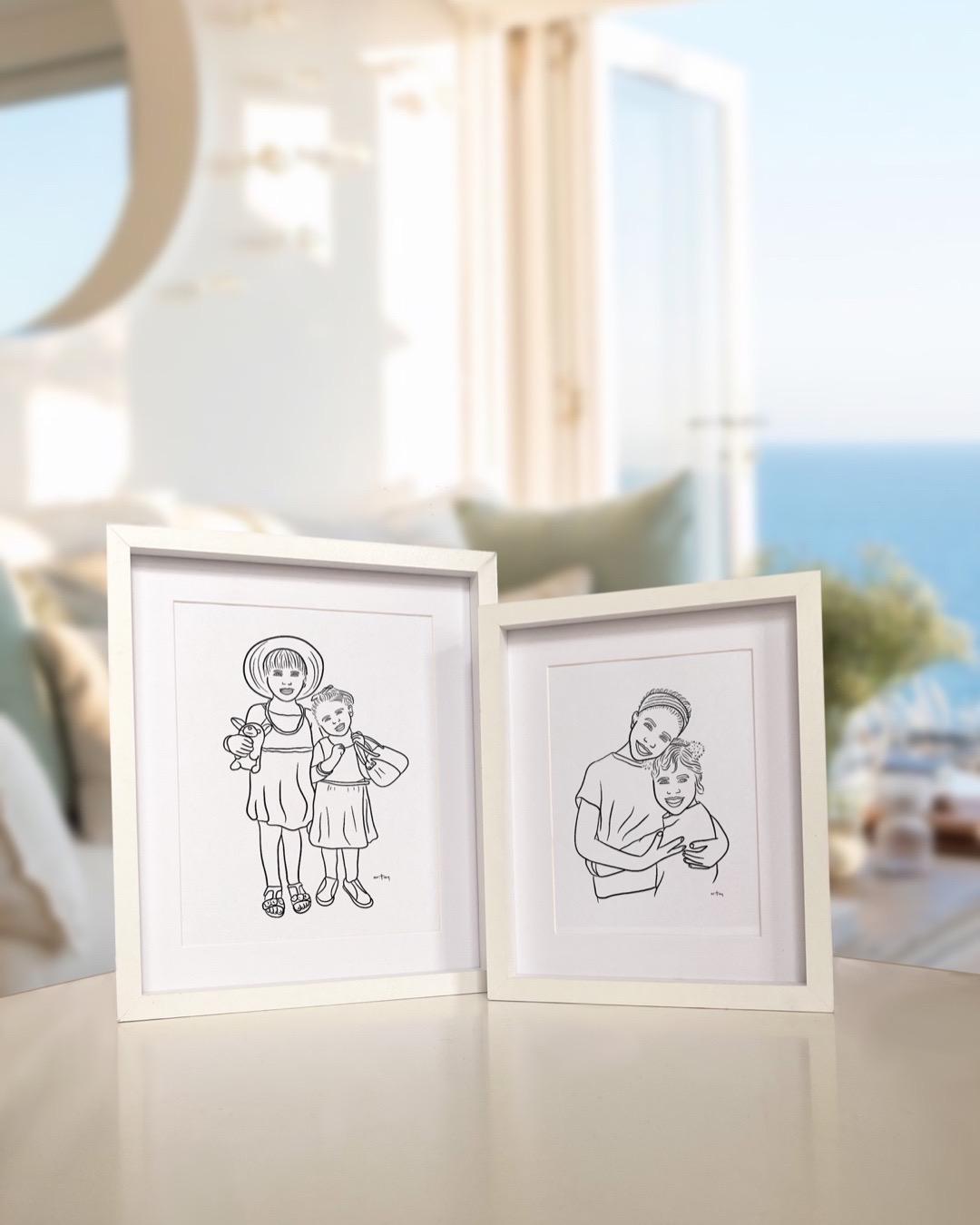 Black Line Drawing - Image 9