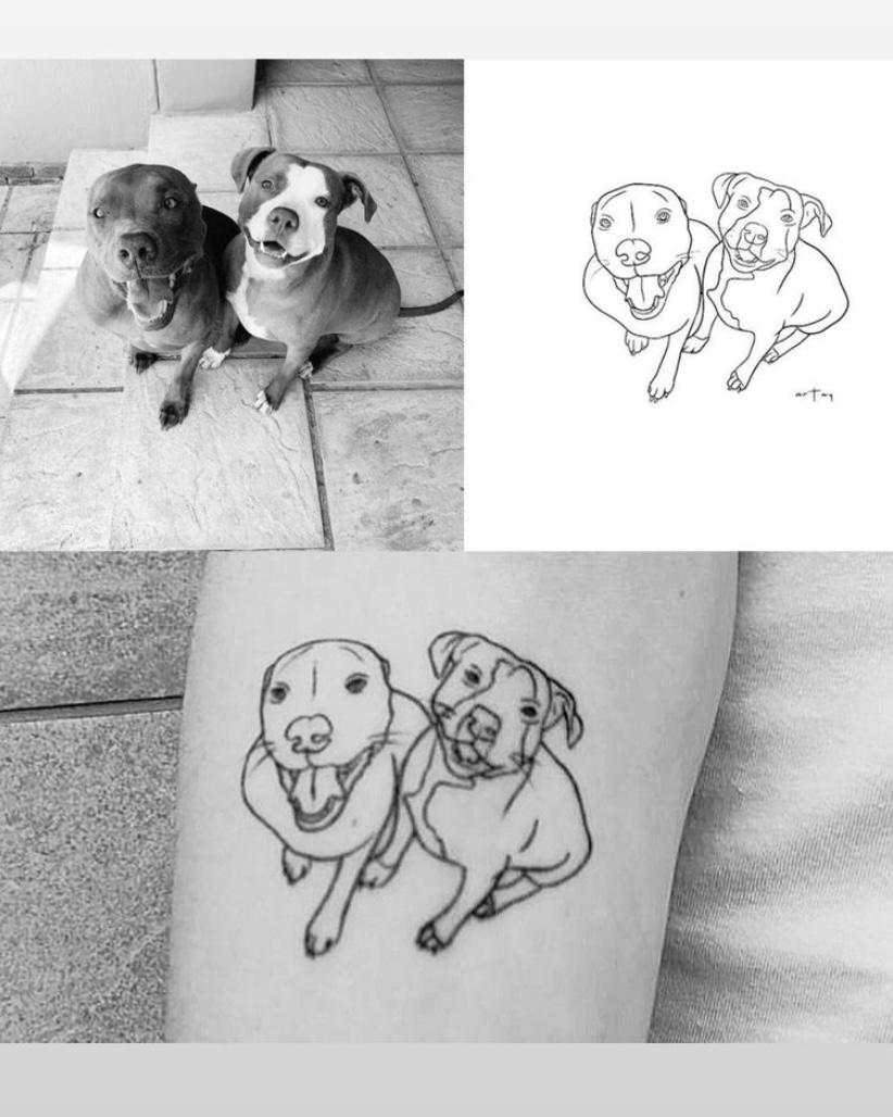 Black Line Drawing - Image 12